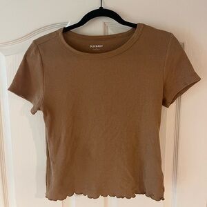 Brown baby tee from Old Navy